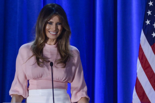 川普就任三日,第一夫人身陷营销旋窝?(图)