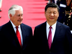 习近平抵美后 国务卿蒂勒森立刻发表了三分钟演讲