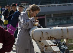 “洋妞”闯中国武林大会 勇夺单项冠亚军(组图)