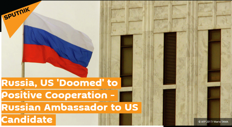 俄强硬派将任驻美大使 曾被西方列入制裁名单(图)