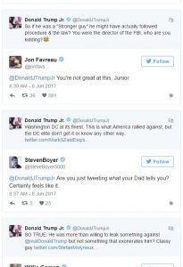 30则推特回应 小川普强调：老爸没有妨碍司法(图)